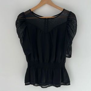 H&M black blouse